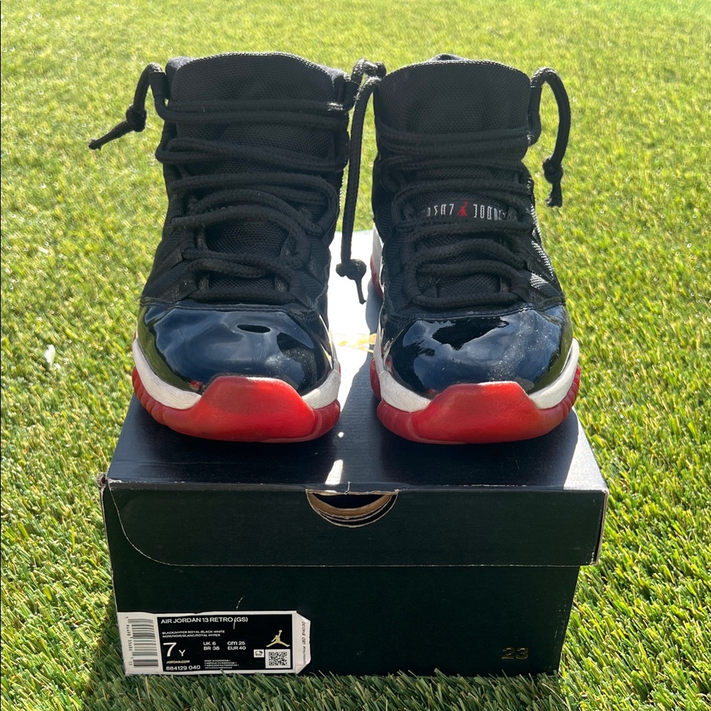 Jordan Kids Sneakers Black and Red